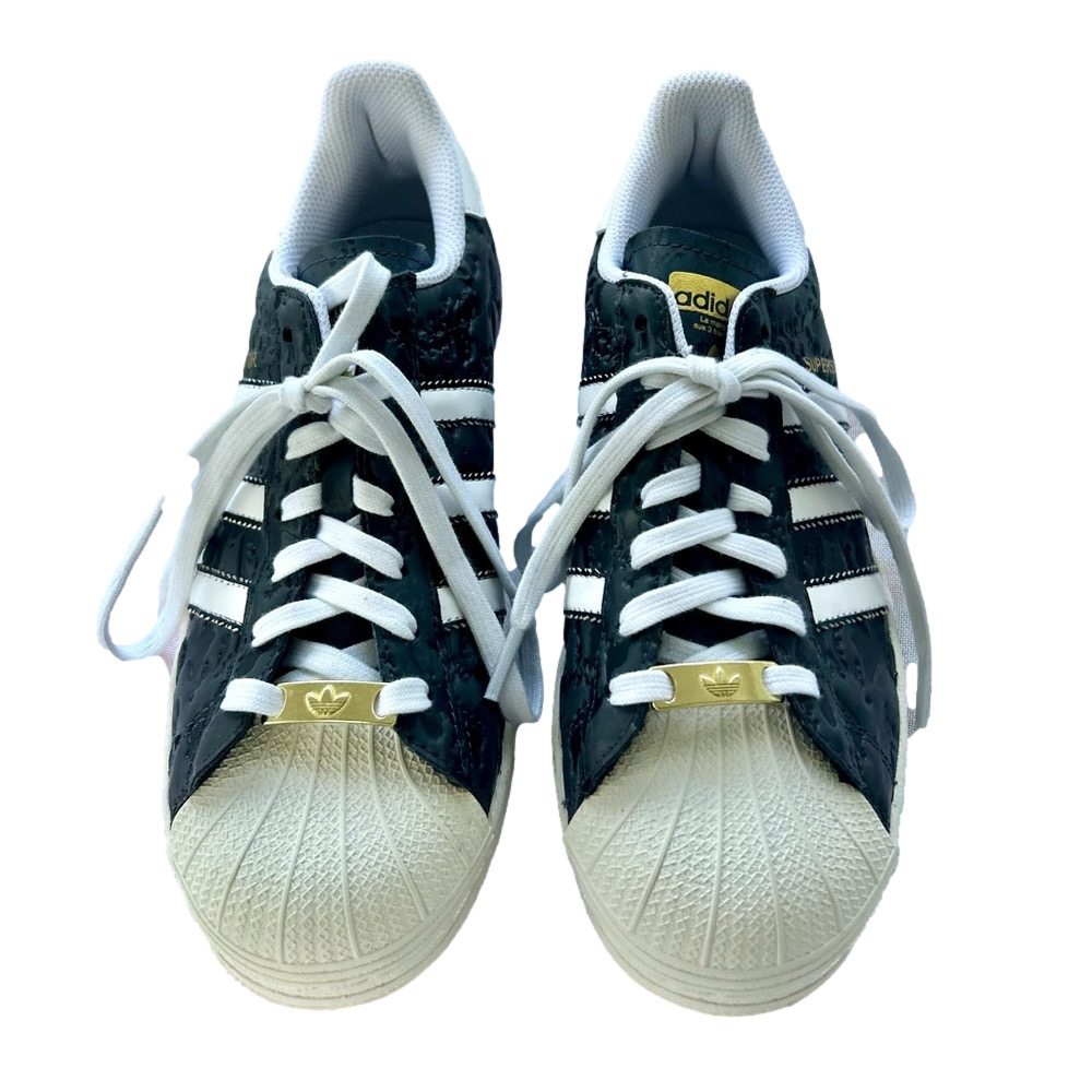 Adidas Originals Superstar Black Gold Size 8 Sneakers Camouflage EUC Men’s
